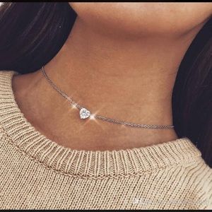 Heart Pendent Necklace • Silver